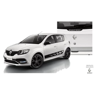 Kit 5 Adesivos Renault Sandero Sport Race Rs