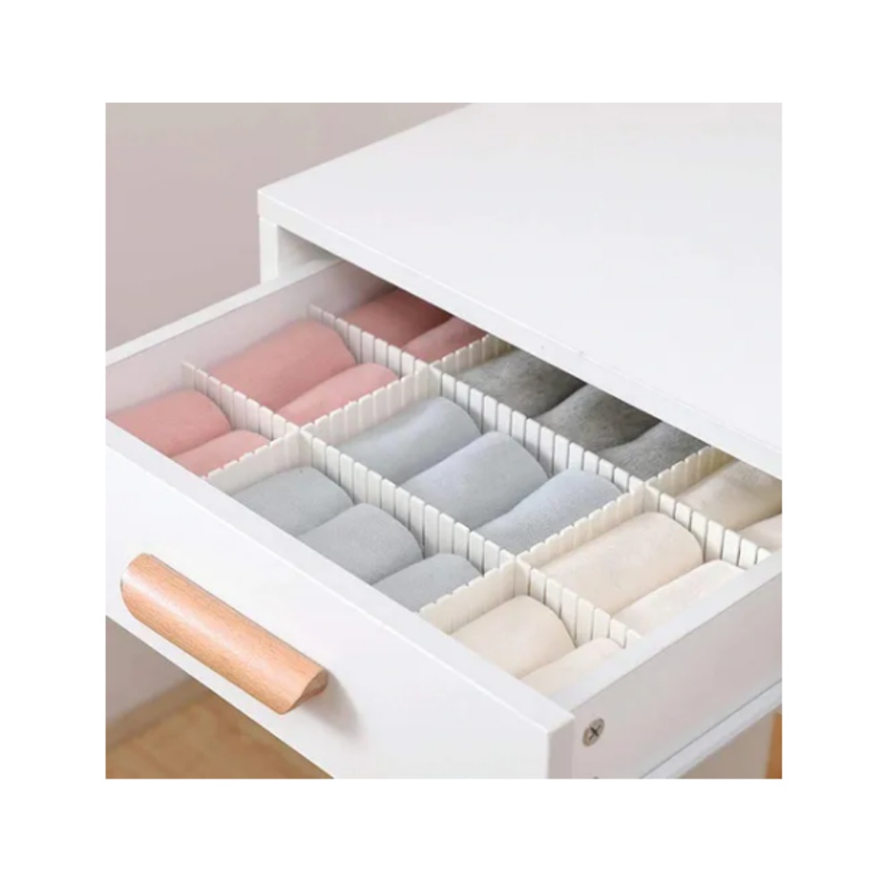Kit organizador de Cuecas e Meias 4 unidades Branco | Shopee Brasil