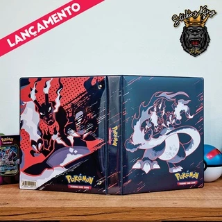 Pasta Álbum Fichário Pokémon + brindes (CHARIZARD) AZUL