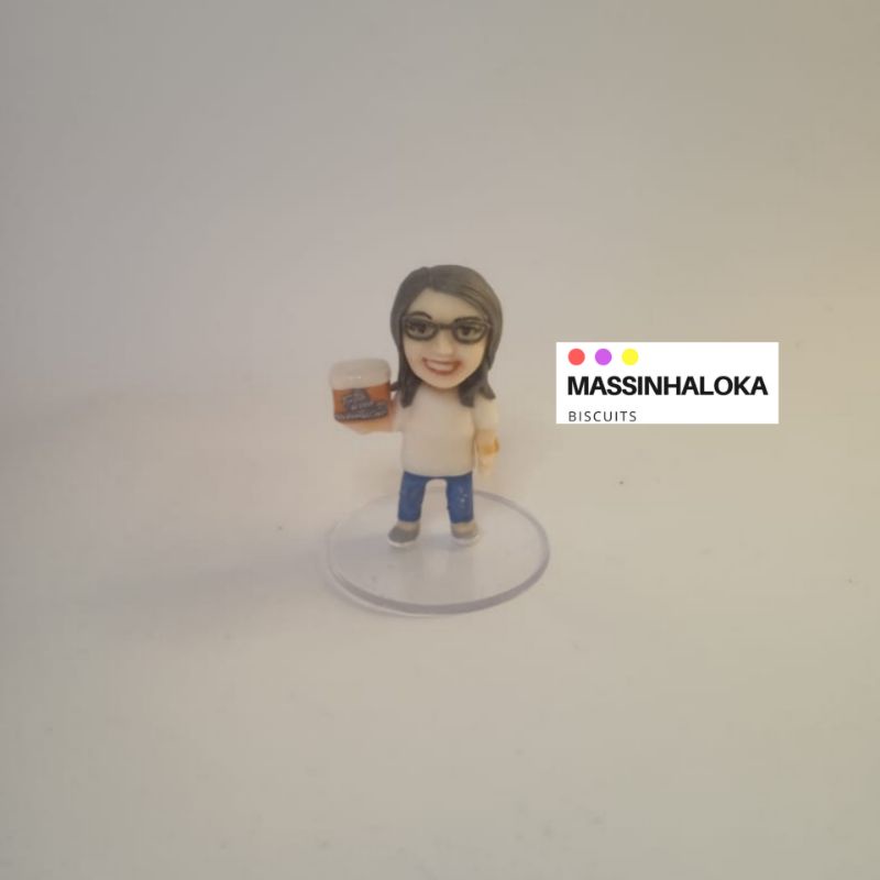 Miniatura personalizada pessoinha/Enfeite de chimarrão