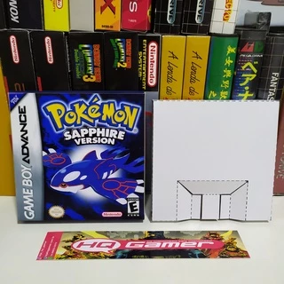 Pokémon Sapphire - Box do Jogo (Nintendo Game Boy Advance)