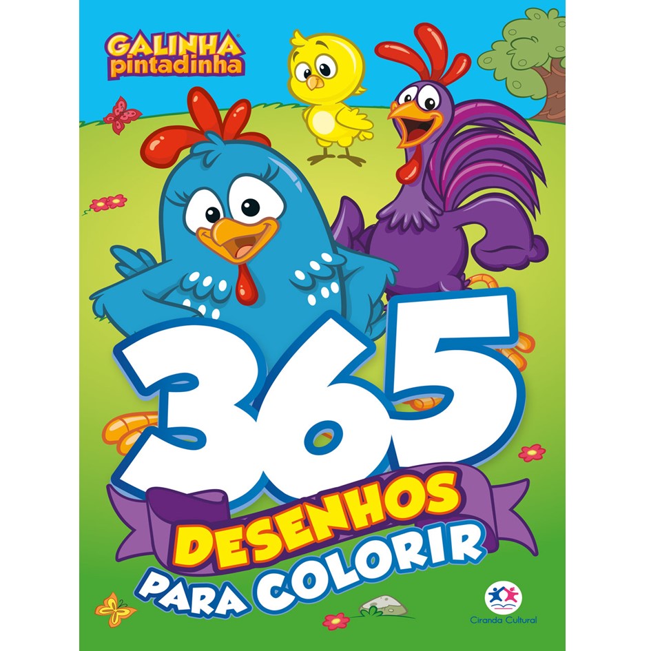 Galinha Pintadinha - Brincando de colorir - com alça
