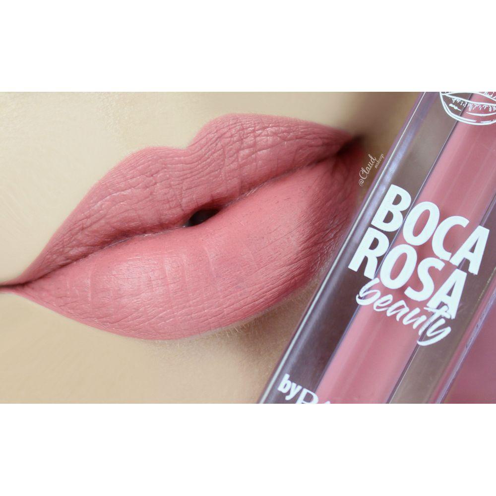 Batom Boca Rosa Beauty Liquido Mate -- Mae | Shopee Brasil