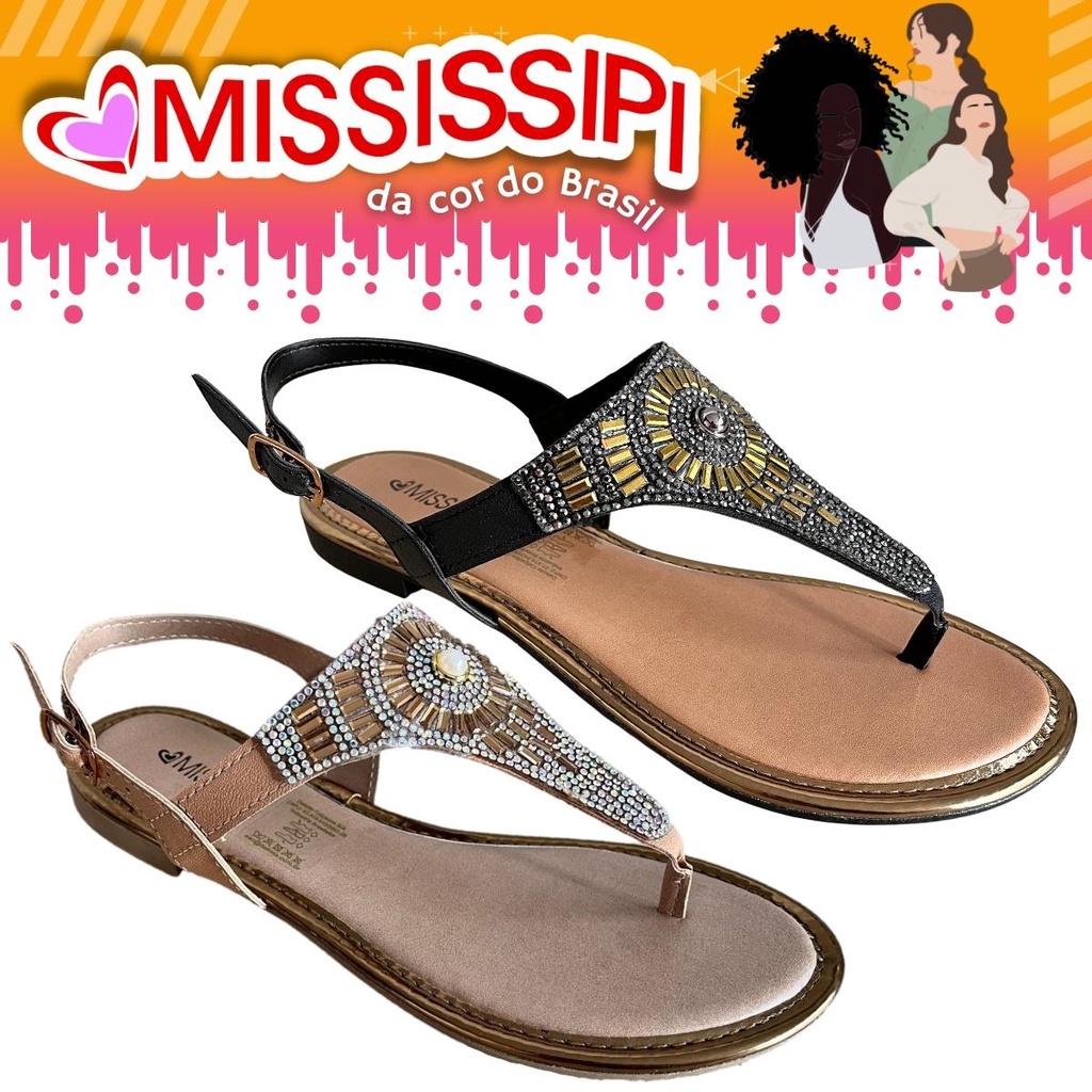 Sandalia anabela hot sale glow mississipi