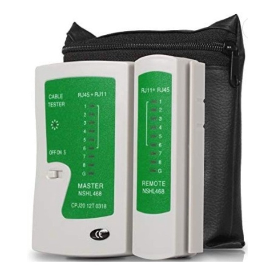 Testador Rj45 Lan Testador De Cabos Rede Rj45 Rj11 Teste | Shopee Brasil