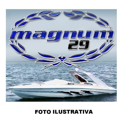 Adesivo Resinados Para Lancha Magnum 29 | Shopee Brasil