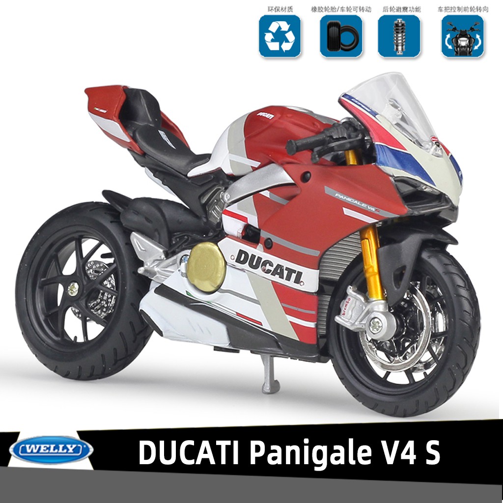 Maisto 1 18 Ducati Panigale V4 S Alloy Diecast Motorcycle Model