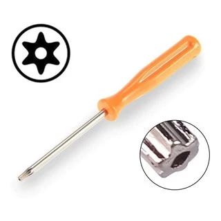 Chave Torx mini T8 10cm Com Furo para abrir controle e videogame