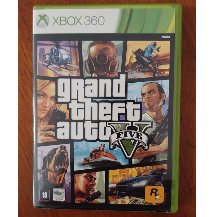 Jogo Xbox 360 Grand Theft Auto V