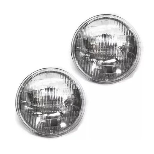 Par Farol Sealed Beam Jeep Willys 180mm 12v Silibim Siribim