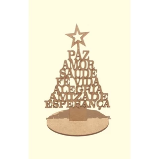 kit 10 árvores natal 20 cm