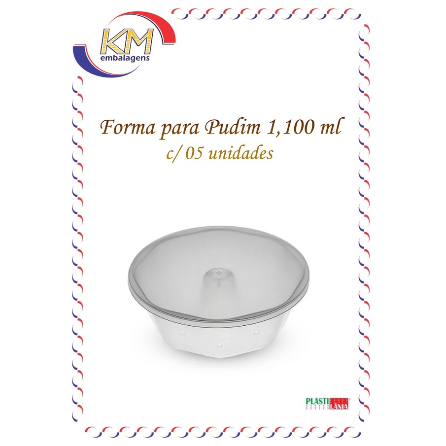 FORMA PUDIM FORNEÁVEL COM TAMPA - WER 150ML - Embalagens Curitiba