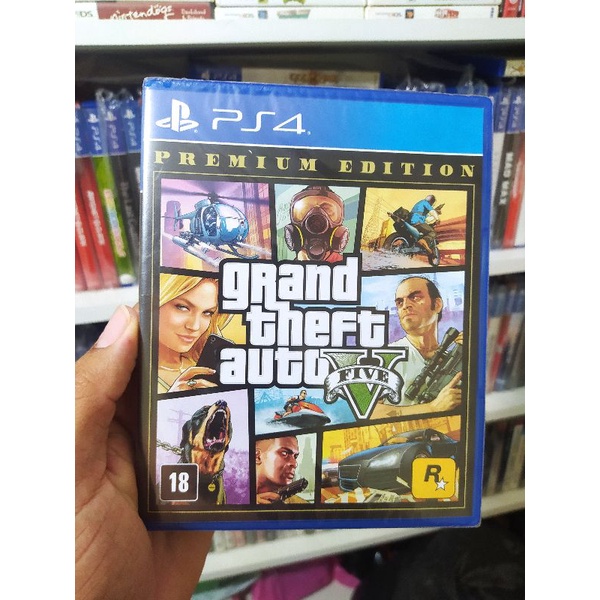 Grand Theft Auto V Premium Online Edition - PS4 Mídia Fisica