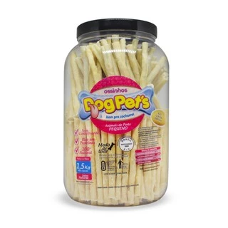 OSSO PALITOS NATURAL COMESTIVEIS SABOR NATURAL 1,5 kg - DOGPETS