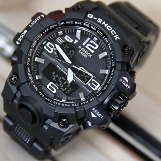 DWG-1000/C3/C4 Borracha Esportiva Masculina De Digital De Tempo Duplo Jam Tangan Lelaki