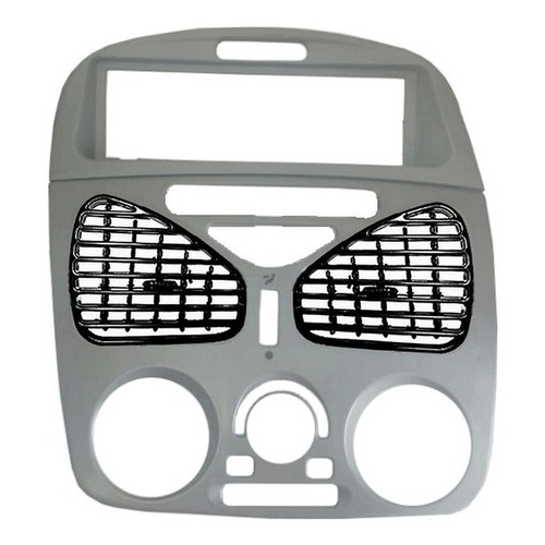 Moldura Rádio com relógio Painel E Difusores Centrais Palio Siena Strada