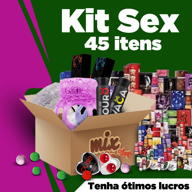 Kit Lubrificante 45 Produtos Anel C Vibro Sexy Atacado Sexshop Erotico B Shopee Brasil 9541