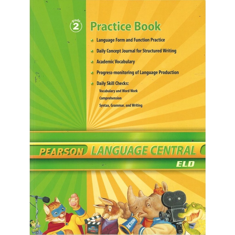 Pearson Language Central Grade 2, Practice Book Shopee Brasil