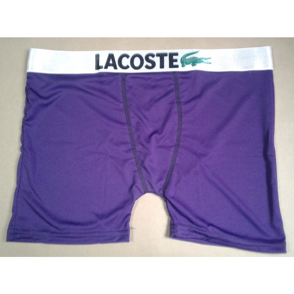 Cueca Boxer Lacost Roxa - Lilas | Shopee Brasil