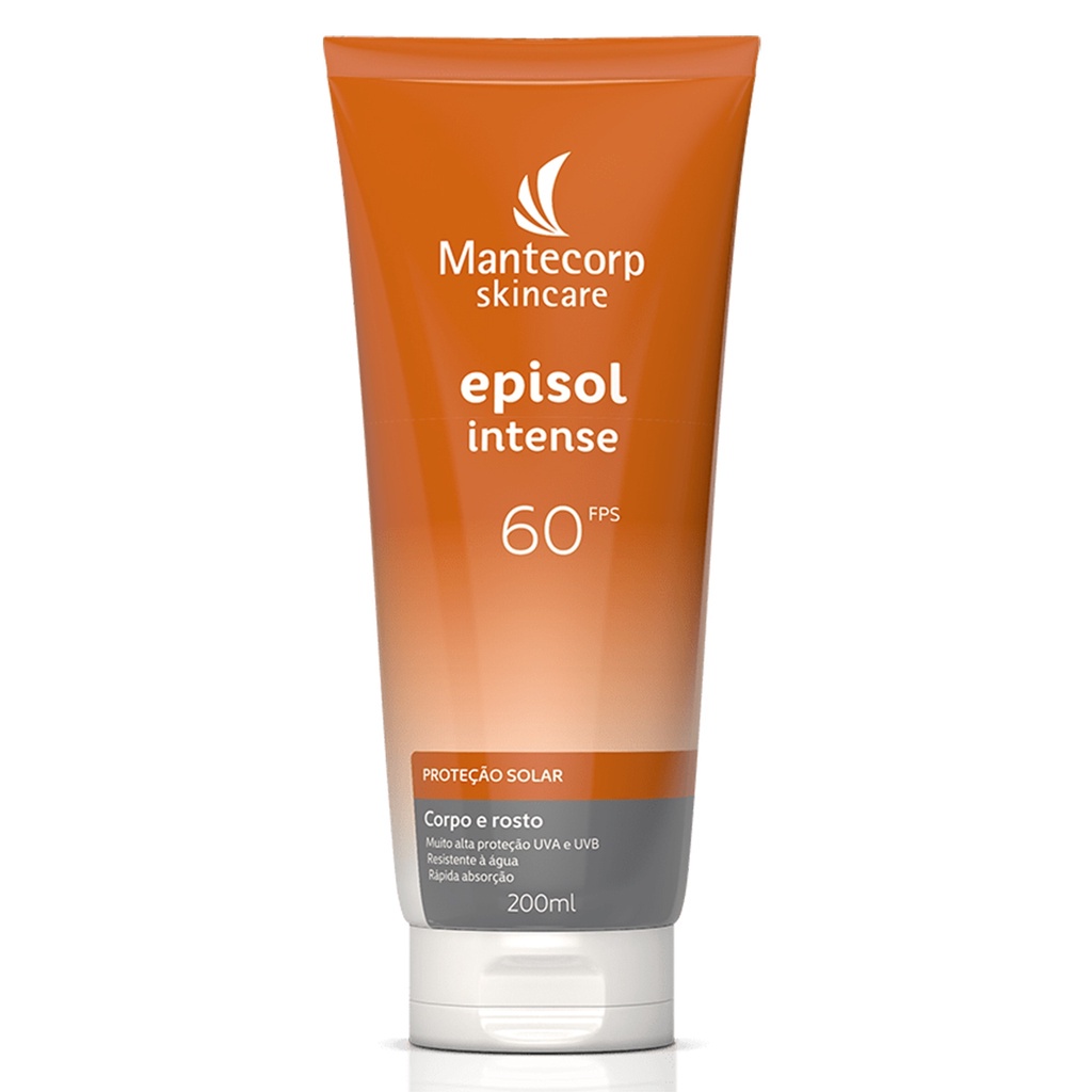 Protetor Solar Facial e Corporal Episol Intense FPS 60 com 200ml ...