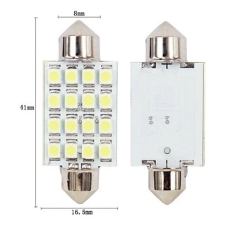Lâmpada De Teto 16 Led's Torpedo 12v 41mm - Prisma - Celta