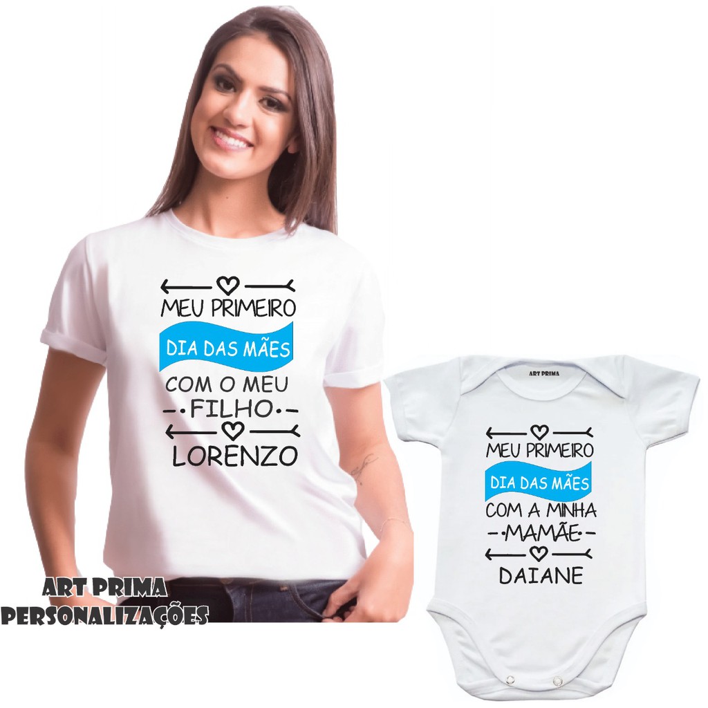 Blusas de store mae e filho