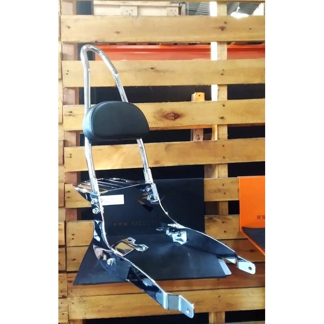 Sissy Bar Fixo Chopper Road Bagageiro com Arco Easy Rider | Shopee Brasil