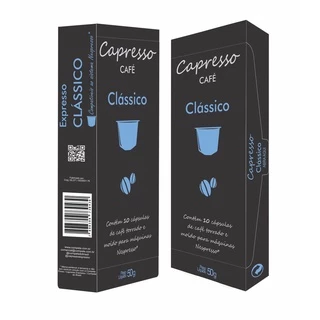 Cápsula Café Nespresso Capresso Clássico 10 Unidades