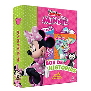 Box De Livros De Histórias Minnie Mouse Disney 6 Livrinhos