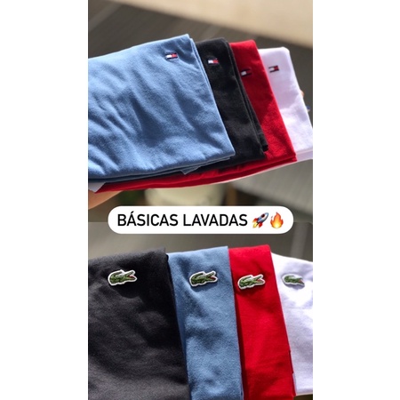 Kit 4 Camisas Básicas Masculinas Amaciada Malha 30.1 de Algodão Penteado