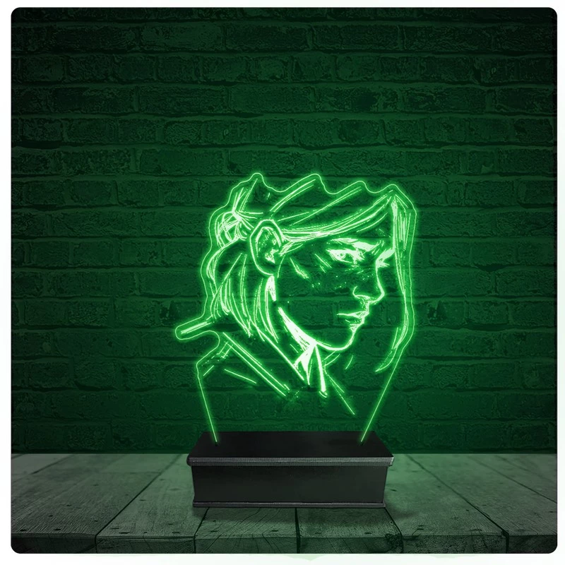 Luminária Abajur Acrílico Led - Ellie The Las Of Us