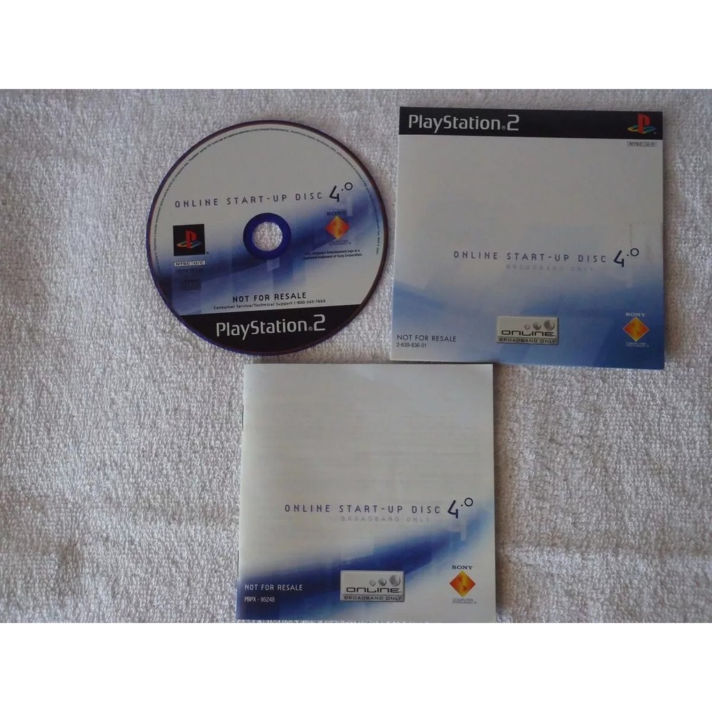 Playstation 2 PS2 Online Start Up Disc 3.0