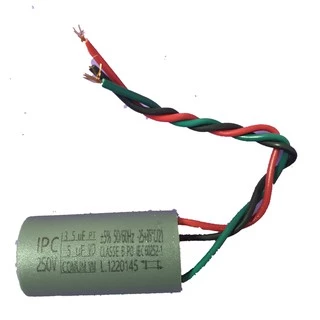 Capacitor para Ventilador De Teto 3 Fios 8,5uf (3,5+5uf) 110v / 250v