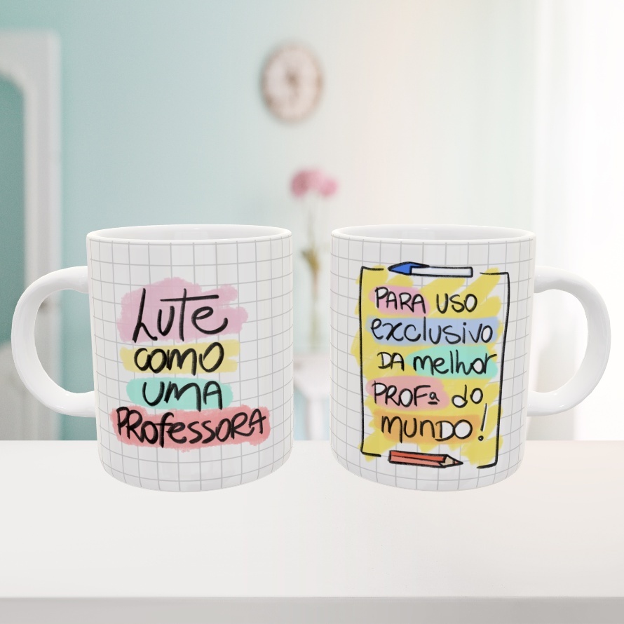 Caneca Professora | Shopee Brasil