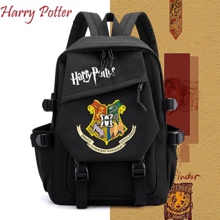 Harry Potter Witchcraft Hogwarts Estudante Mochila Casuais De Viagem Dupla Gryffindor Slytherin Fãs Do Logotipo