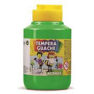 Tinta Acrílica Guache Verde 250ml - Acrilex