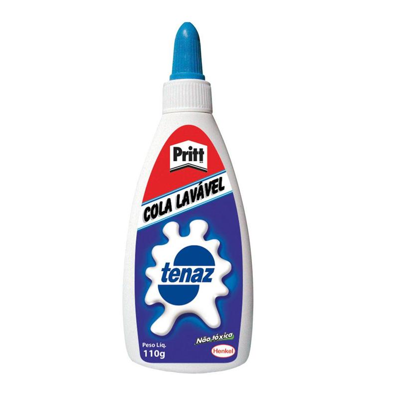 Cola Branca Lavável Tenaz Pritt - 110g