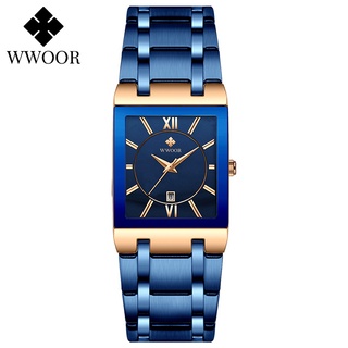 Relógio Super Fino Elegante Masculino WWOOR Discreto Luxo