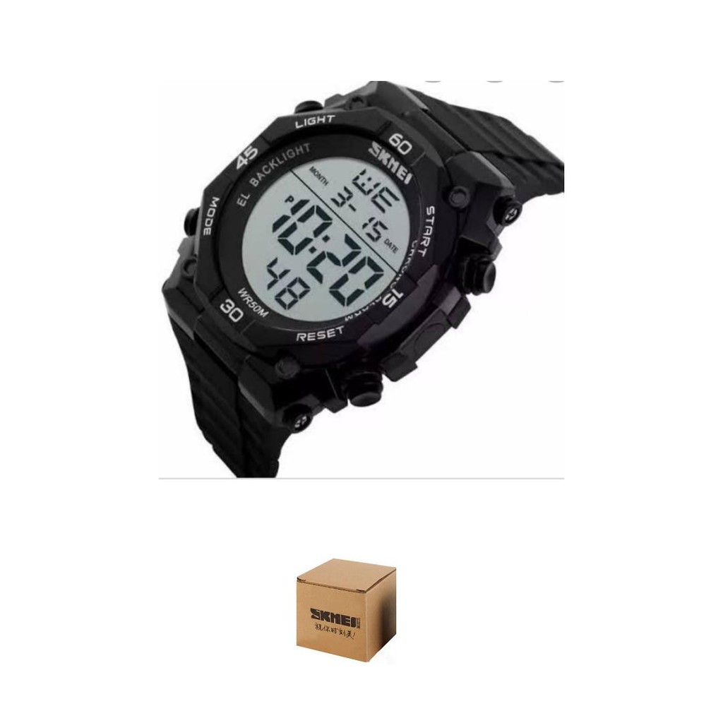 Relogio Masculino Skmei 1130 Preto com caixa da marca Shopee Brasil