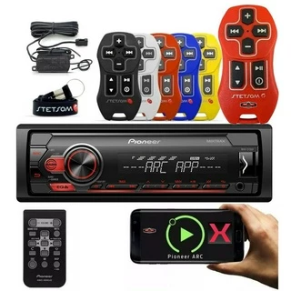 Aparelho de Som Pioneer Mvh-s118ui Mp3 Usb + Controle Longa Distancia Stetsom 200 mtr