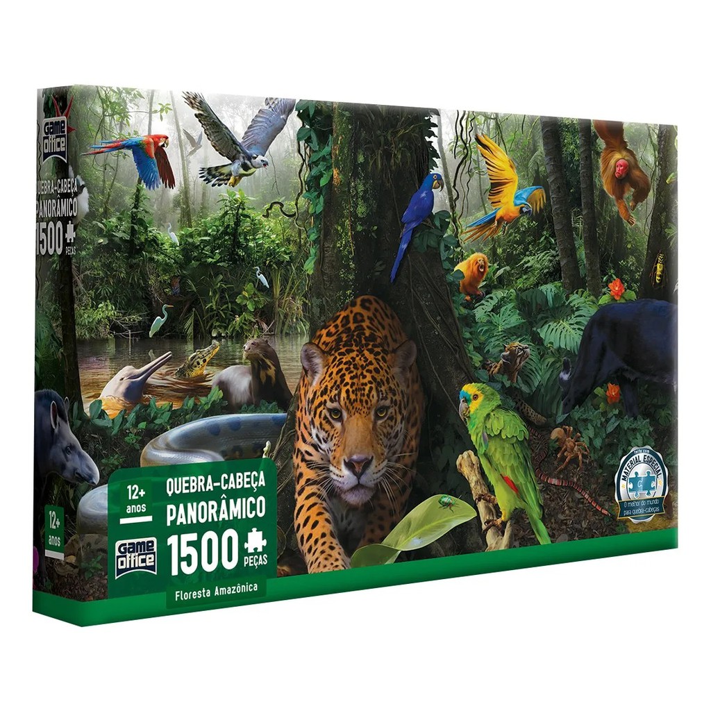 Jogo de Quebra-Cabeça Grow 1500 PCs Cavalos Selvagens - Quebra Cabeça -  Magazine Luiza