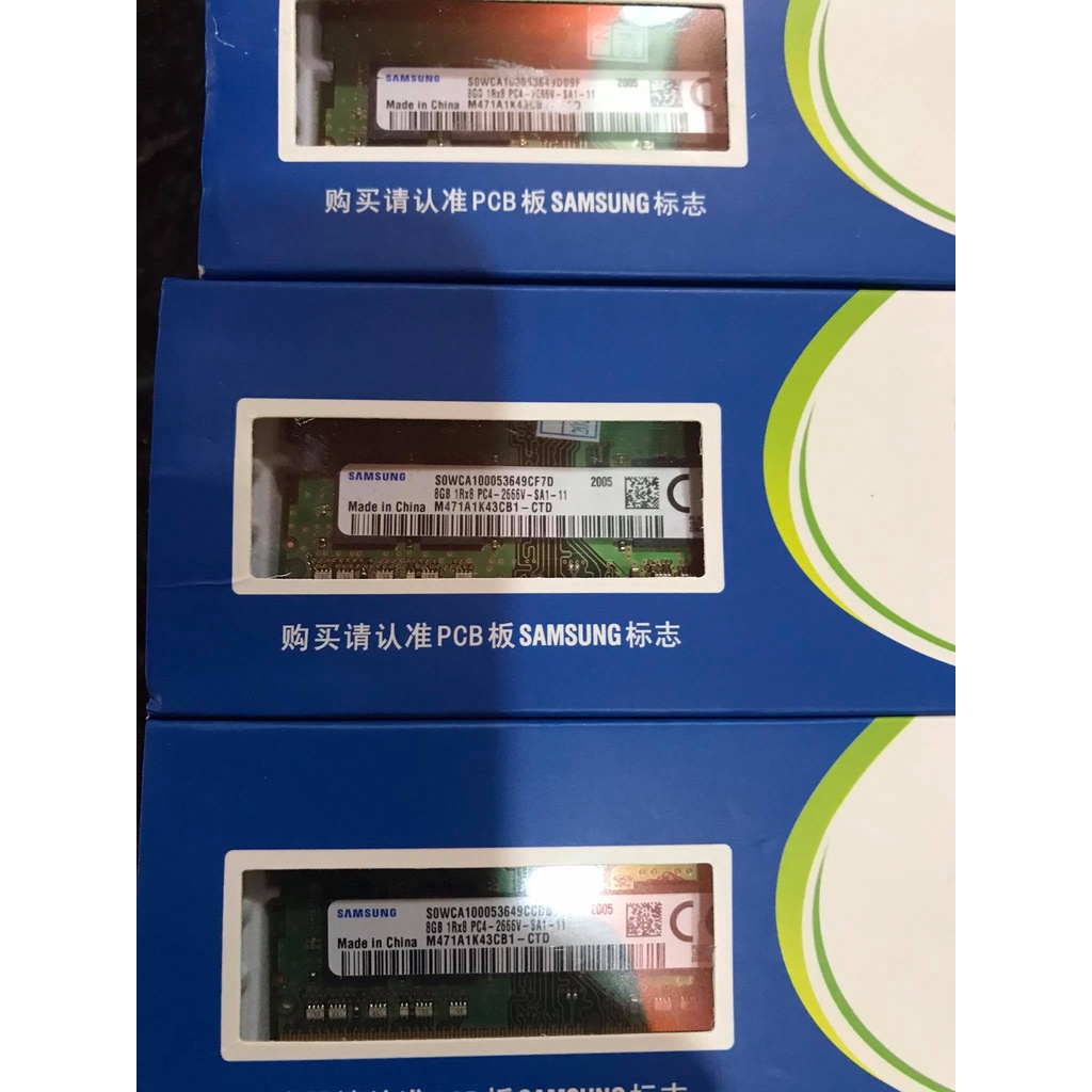 Memória RAM DDR4 SAMSUNG Color Verde 8GB 1x8GB 2666MHz