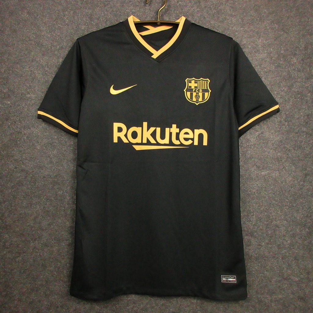 Camisas De Time De Futebol Do Barcelona Preta E Dourado Nova 22