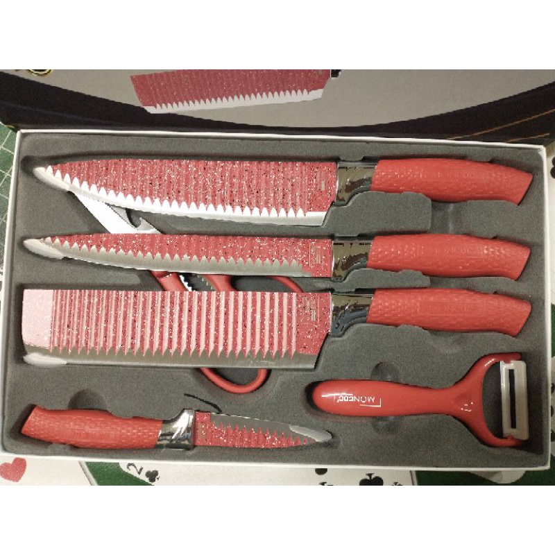 faqueiro moncoc as melhores facas do mercado Shopee Brasil