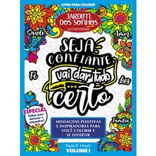 Livro para Colorir Jardim dos Sonhos Especial - Positividade