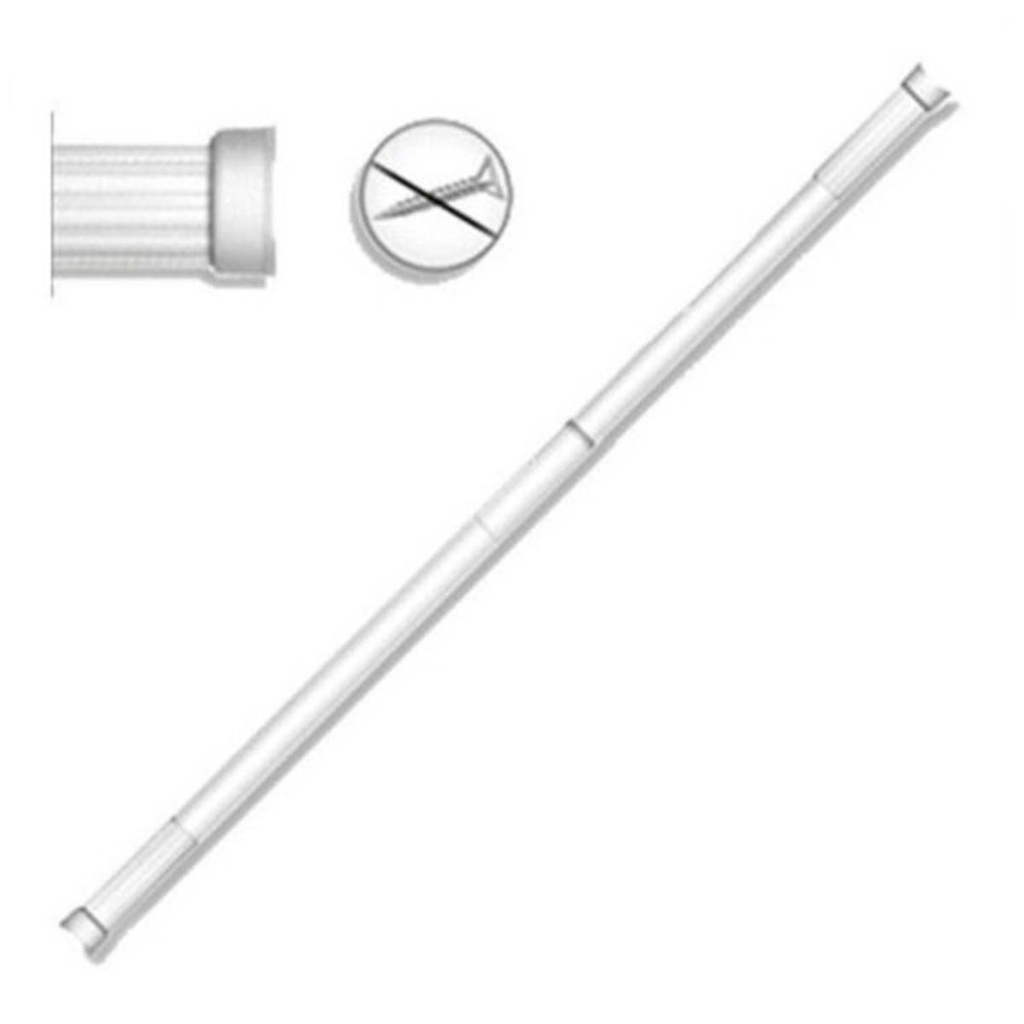 Barra Varão Extensível Ajustável Cortina Box Porta