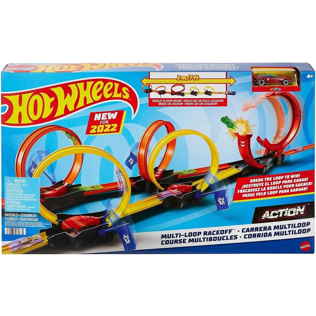 Pista Hot Wheels Corrida Multiloop Hdr83