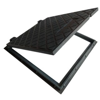 Tampa Esgoto 30x30cm Caixa Gordura Passagem Polipropileno Articulado