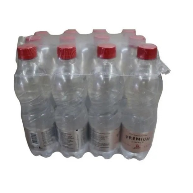 Garrafa Água Mineral 500 ml - Pacote 12un.