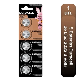 Pilha Bateria Duracell CR 2032 3 Volts Moeda Botão Redonda 3V Chaves e Controles